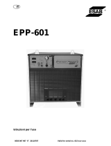ESAB EPP-601 Manual do usuário