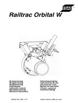 ESAB Railtrac Orbital W Manual do usuário