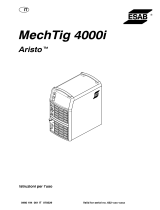 ESAB MechTig 4000i Aristo MechTig 4000i Manual do usuário