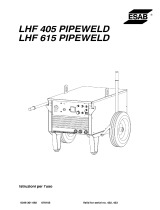 ESAB LHF 405 Pipeweld, LHF 615 Pipeweld Manual do usuário