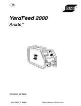 ESAB YardFeed 2000, Origo™ YardFeed 2000, Aristo® YardFeed 2000 Manual do usuário