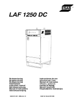 ESAB LAF 1250 Manual do usuário