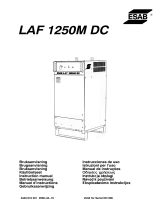 ESAB LAF 1250M Manual do usuário