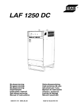 ESAB LAF 1250 Manual do usuário