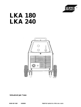 ESAB LKA 180, LKA 240 Manual do usuário