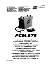 ESAB PCM 875 Manual do usuário