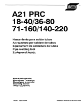 ESAB PRC 71-160 Manual do usuário