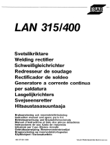 ESAB LAN 315, LAN 400 Manual do usuário