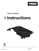 Thule Organizer Sport Manual do usuário