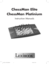Lexibook CHESSMAN FX ELITE Manual do usuário