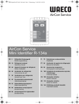 Waeco AirCon Service Mini Identifier R-134a Instruções de operação