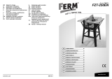 Ferm TSM1011 - FZT-250EN Manual do proprietário
