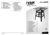 Ferm TSM1012 Manual do proprietário