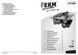 Ferm TCM1006 - FTZ-600 Manual do proprietário
