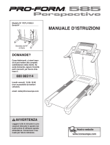 ProForm 585 Perspective Treadmill Manual do proprietário
