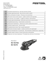 Festool Rotex RO 150 FEQ Manual do usuário