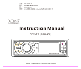 Denver CAU-439BT Manual do usuário
