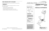 HealthRider HREVEX8793 R890X Manual do usuário