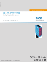 SICK WL12G-3P3572S12 Small photoelectric sensor Instruções de operação