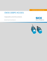 SICK CM30-30BPC-KC1S01 Capacative proximity sensors Instruções de operação