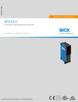 SICK WTx23-2 Compact photoelectric sensor Instruções de operação