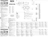 SICK SENSICK DT500 CAN Instruções de operação