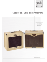 Peavey Delta Blues 210 Tweed Guitar Combo Amp Manual do proprietário
