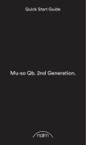 Naim Mu-so Qb 2nd Generation Manual do proprietário