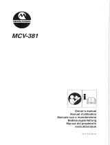 Maruyama MCV381-18 Manual do proprietário