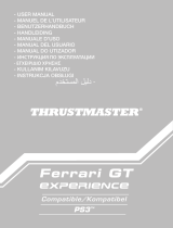Thrustmaster Ferrari GT Experience Racing Wheel - PS3 Manual do usuário