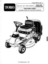 Toro 12-32 Rear Engine Rider Manual do usuário