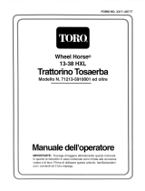 Toro 13-38HXL Lawn Tractor Manual do usuário