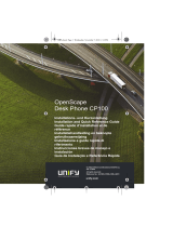 Unify OpenScape Desk Phone CP100 SIP Guia de usuario