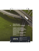 Unify OpenScape Desk Phone CP400 Guia de usuario