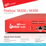Watchguard ML3AE8 Firebox M200 Network Security Guia rápido