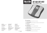 Tanita BF-681/BF-682 Manual do proprietário