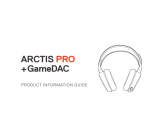 Steelseries Arctis Pro + GameDAC White (61454) Manual do usuário