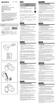 Sony Удлин.рукоятки для A7M2/A7M3/A7RM2/A7RM3/A7SM2/A9 Manual do usuário