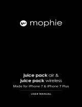 Mophie Juice Pack Air Manual do usuário