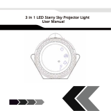 LBell Night Light Projector, 3 in 1 Ocean Wave Projector Star Projector Manual do usuário