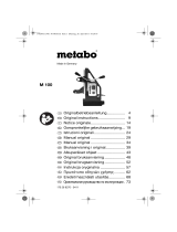 Metabo Electromagnet. Drill Stand M100 Instruções de operação