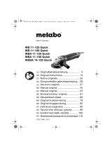 Metabo WB 11-125 Quick Instruções de operação