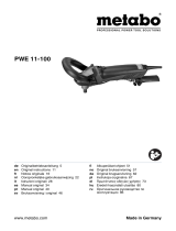 Metabo PWE 11-100 Instruções de operação