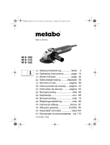 Metabo W 6-125 Instruções de operação