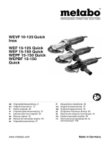Metabo WEPBF 15-150 Quick IK Instruções de operação