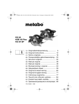 Metabo KS 54 Instruções de operação