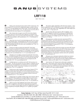 Sanus Systems LRF118 Manual do proprietário