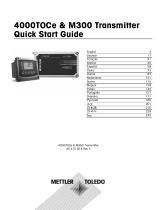 Mettler Toledo 4000TOCe Sensor Manual do usuário