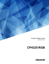 Christie CP4325-RGB Manual do usuário