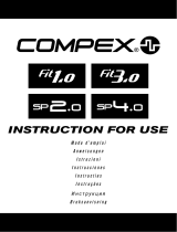 Compex FIT 1.0, FIT 3.0, SP 2.0 & SP 4.0 Manual do usuário